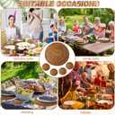 Geosar 200 Disposable Paper Placemats and Coasters Set Summer Hawaiian Luau Placemat with Coasters Outdoor Indoor for Greenery Jungle Dining Table Decoration Shower Birthday(Woven)