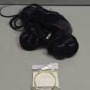 morvally Short Black Purple Wig with 2 Buns Anime Cosplay Synthetic Hair Wigs for Halloween Costume Party (Black Purple, Small Head)