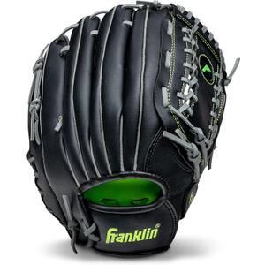 Franklin Sports Field Master Baseball + Softball Glove - Field Master Adult + Youth Baseball + Softball Mitt - Men's + Women's Gloves - Right Hand Throw