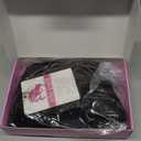 AISI HAIR Natural Brown Synthetic Curly Wavy Bob Wig with Bangs for Women, 21-23 Inches