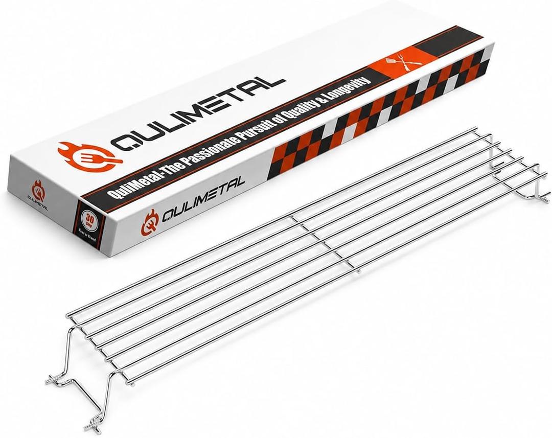 QuliMetal Stainless Steel Warming Rack for Weber Spirit 300