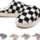 Guyarns House Slippers for Women & Men - Fuzzy, Casual Indoor/Outdoor Shoes with Memory Foam & Faux Fur Lining 270 (1.5)