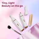 BLIBEE Nose Hair Trimmer for Women - 2-in-1 Painless Eyebrow & Facial Hair Trimmer for Women and Men, USB Rechargeable, Waterproof & Easy to Clean, Ear & Nose Groomer