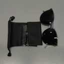 Livho Polarized Sunglasses, Retro & Oversized Shades for Women with Round Lenses
