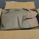 Driver and Passenger Side Bottom Replacement Seat Cover & Top Lean Back Compatible with Ford F250 F350 2002 2003 2004 2005 2006 2007,Tan Microfiber Leather Seat Protector Cover