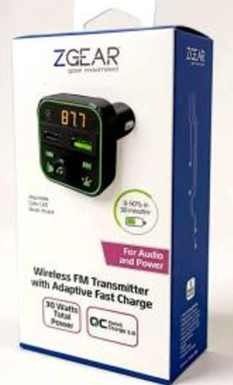 ZGR FM TRANSMITTER PD30W/QC18W ZGR FM TRANSMITTER PD30W/QC18W