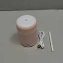 Portable Mini Humidifier, Colorful, Cool Mist, USB Powered. Perfect for Bedroom, Office & Car (300ml, Pink)