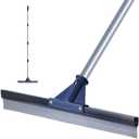 DSV Standard Floor Squeegee for Concrete Floor, 17.5" Large Floor Squeegee Broom for Floor, Heavy Duty Floor Squeegee for Tile Floor with 62" Handle for Garage, Deck, Bathroom, Window, Glass