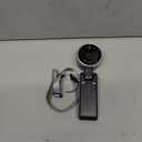 PlayHot Portable Handheld Turbo Fan, 5 Gear Wind, Battery Operated, Up to 12 Working Hours, 3 IN 1 Hand Fans with Air Turbo Tech Cooling Fan for Outdoor Activities, Travel, Beach (Black)