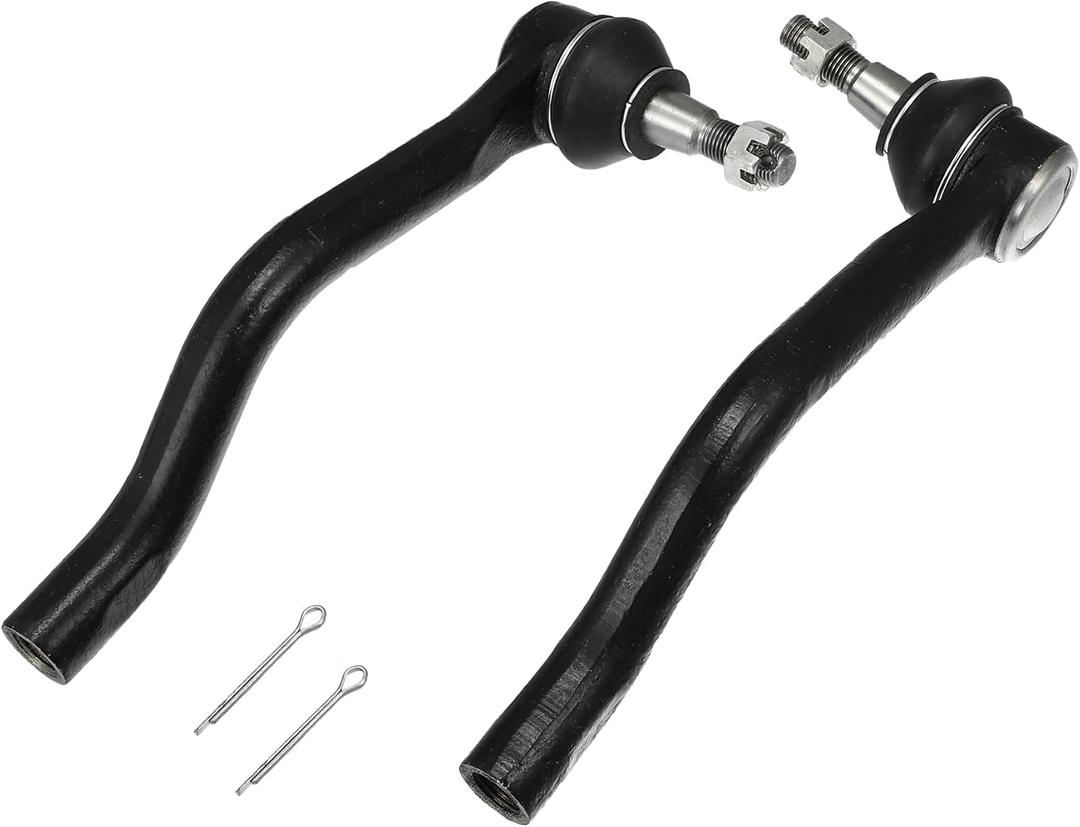 X AUTOHAUX 2pcs Front Outer Tie Rod End Links Suspension Steering Tie Rod End ES800357 ES800358 for Nissan Altima 2007-2015 for Nissan Maxima 2009-2018
