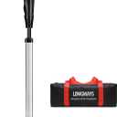 LOMGWAYS Baseball/Softball Batting Tee-(24"-46") Height Adjustable Premium Portable Baseball Tee with Removable Rubber Top and Heavy-Duty Base for All Ages