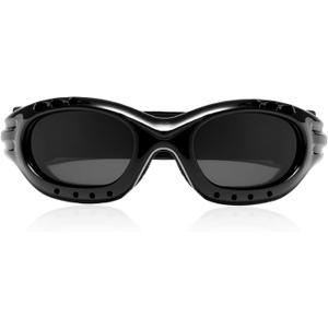 Motorcycle Goggles Riding Glasses, Dustproof Windproof Dirt Bike Goggles with UV Protection, Anti-Fog Riding Sunglasses for Off-Road Racing, Riding, Skiing (Gray)