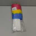 20 Pack Pansexual Pride Handheld Stick Flags for LGBTQ Parades Event, 12 Inches