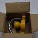 METOWARE Trailer Coupler Lock Universal Adjustable Heavy-Duty Steel Trailer Hitch Lock, Anti Theft Trailer Ball Lock Towing Lock for Towing Trailer Security Fits 1-7/8",2, 2-5/16" Coupler Yellow