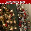 2 x 2 Pack Battery Operated Christmas Lights for Tree Decorations7ft 20 LEDs Farmhouse Truck String Lights for Indoor Christmas Tree Garland DecorWarm White