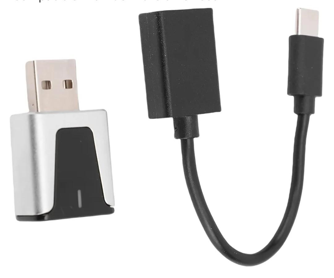 Wireless Adapter for CarPlayAndroid Auto Seamlessly Converts Wired Systems, User-Friendly Operating, Compatible with IOSAndroid Devices