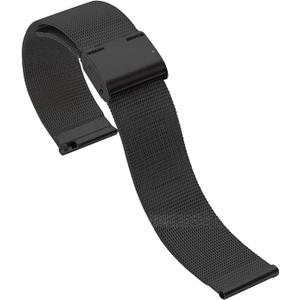 XIDESSEN 20mm Metal Band Compatible with Amazfit Active 2/Active 3/3 Premium/Active,Stainless Steel Mesh Watch Straps for Amazfit Bip U Pro/Bip 3 Men Women