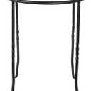 Achla Designs FB-14 Ring Wrought Iron Metal Plant birdbath Bowl Stand Flowerpot Holder, Black