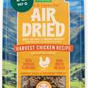 Open Farm, Air Dried Dog Food Infused with Bone Broth, Grain & Legume Free, Complete Meal or Food Topper, Harvest Chicken Recipe, 2lb Bag (2 Pound (Pack of 1)), EXP 10/28/2026