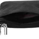 Women's Genuine Leather Coin Purse Mini Pouch Change Wallet with Keychain