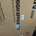 JJN 100 Watt Solar Panel, N-Type 16BB High Efficiency 12 Volt Solar Panels