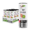 CELSIUS Sparkling Kiwi Guava, Sugar Free Energy Drink, 12 Fl Oz (Pack of 12), BBD: 01/2027