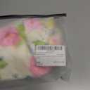 Milumia Women's Floral Ruched Tube Top Strapless Sleeveless Trendy Going Out Tops (L)