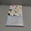 COMOPHOTO Winter Snow Landscape Backdrops for Photography 7x5ft Vinyl Christmas Candy Santa Claus Decoration Snowflakes for Photo Booth Background Blue Backdrop Printed Pictures