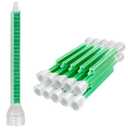 20 Pack Epoxy Mixing Nozzle Adhesive Static Mixing Nozzle Tip Resin Mixer Adhesive Cartridges Tip Mixer Nozzles (1:1/1:2 Ratio) 20 PCS