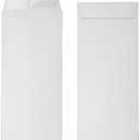 Eaasty 100 Pack #10 Policy Business Mailing Envelopes, 80lb, 4 1/8 x 9 1/2 Inch Manila Envelopes Adhesive Seal Letter Size Heavy Weight Thick Paper Security All Purpose Office Home Mail Legal(White)