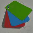 Jacent Plastic Cutting Board Set: Pack of 4, Multicolored, Non-slip Mats for Meat and Vegetables, Non-Slip Cutting Mat, Chopping Board, Kitchen Prep Cutting Mat For Onions, Tomatoes, And More