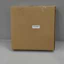 Wall Clock, 14" Dial Non-Ticking Silent Battery Operated Analog with LCD Display for Perpetual Calendar and F° Temperature, Ideal Modern Home, Bedroom, Kitchen, Office Decor (Gold)