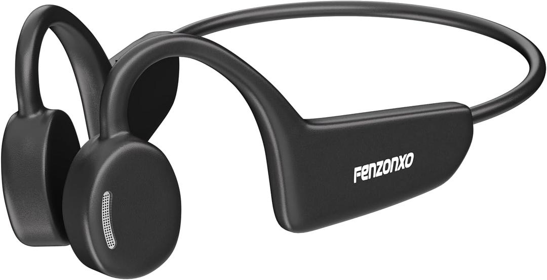 Open Ear Headphones, Air Conduction Headphones Sport Earbuds Bluetooth 5.3 10Hrs Playtime Bluetooth Headphones, IPX6 Waterproof Sports Headset for Running, Cycling, Walking Black