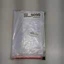 24pcs Mesh Zipper Pouch Bags - 8 Sizes Plastic Zipper Pouches for Organization, Mesh Bags with Zipper, Waterproof Clear Travel Pouches, UMETDO File Bag with Zipper for Office Supplies