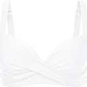 Women Underwire Bikini Top - Push Up Swim Top Only Bra Padded Swimsuit Tops 2025 Bathing Suit Tops (Medium, White)
