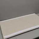 Bulletin Board, 24 x 18 inches Decorative Felt Pin Board, Cork Board Alternative for Wall, Foldable Photo Board with 20 Pushpins - Oatmeal
