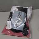 CL convallaria 4 Pack Compression Shirts Men Long Short Sleeve Cooling Dry Rash Guard Athletic Workout T Shirt for Sports (Large, 2 Black & 2 White)