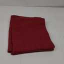 Kevin Textile Burlap Linen Placemats Set of 6 Heat Resistant Dining Table Place Mats Washable Kitchen Table Mats for Dinning Party Holiday Indoor Outdoor, 13 x19 inches, Burgundy
