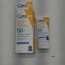 CeraVe 100% Mineral Sunscreen SPF 50, Face sunscreen With Zinc Oxide & Titanium Dioxide, Hyaluronic Acid + Niacinamide + Ceramides, Oil Free, Travel Size 2.5 oz