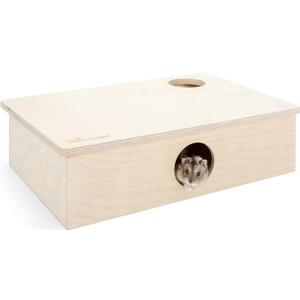 Niteangel Multi-Chamber Hamster House Maze: - Multi-Room Hideouts & Tunnel Exploring Toys for Hamster Gerbils Mice Lemmings (6-Room Small)