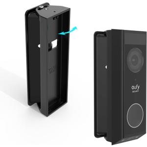 Holaca Doorbell Wall Mount for Eufy Security Video Doorbell E340, Adjustable 0 to 35 Degree Doorbell Angle Mount Plate Wedge Kit