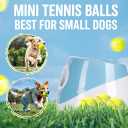Automatic Dog Ball Launcher for Small Dogs Dog Ball Thrower Fetch Machine - Indoor Outdoor Interactive Toy with 3 Mini Tennis Balls 2 Inch