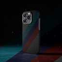 Real Aramid Fiber Case for iPhone 16 Pro Max [6.9 inch] Compatible with MagSafe,1500D Aramid Weave,Ultra-Thin Cover with a Caseless Feel,Carbon Fiber Textures Design Kevlar Protection (Signal-SW)