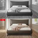 Round Bed Risers Furniture Risers Heavy Duty Anti-Slip Adjustable(1.3" - 3.7" Hgt) Bed Lifts Riser for Desk, Table, Couch, Sofa, Chair, Refrigerator & Washing Machine (3.7 Inch, Black, 4 Pack )