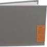 Malden Internationall Designs 1  Piece Hardcover Leatherette Brag Book Album PDQ Tray Tag Photos Gray