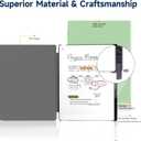 2 x Case for Remarkable Paper Pro Tablet 11.8" (2024 Released) Lightweight and Hard Back Shell Protective Book Folio Cover,Have Auto Sleep/Wake,Pen Holder and Pen Tips Box (Matcha Green)