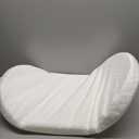 Baby Bassinet Mattress, Breathable, Hypoallergenic, Premium Foam, Non-Toxic, Oval Shaped with Removal Waterproof Cover,15" x 30" x 2'', White