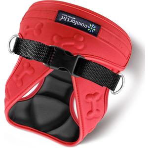Comfort Fit No Pull Step-in Dog Harness XS Harness for Small Medium Dogs, Easy Walk Adjustable Vest for Puppy or Service Dog Soft Padded, Lightweight Red XS (Chest 11" - 13")