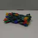 MXTCLM C6 Christmas Lights 50 LED Multicolor Strawberry 18ft Waterproof String Lights for Outdoor Indoor Garden Yard Home Party Christmas Tree Decorations (Multicolor)