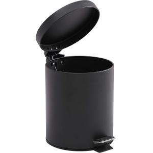 Modful 1.3 Gallon / 5 Liter, Steel Step Trash Can